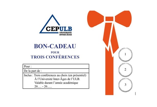 Bon-cadeau (conférences en présentiel)